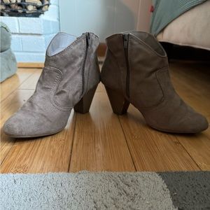 Brown ankle boots